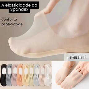 Meias Invisíveis com Silicone Fabullete
Meias Invisíveis com Silicone
meias invisíveis
meias com silicone
meia invisível
meia com silicone
meia antiderrapante
Estilo discreto
durabilidade de vestuário
conforto para os pés