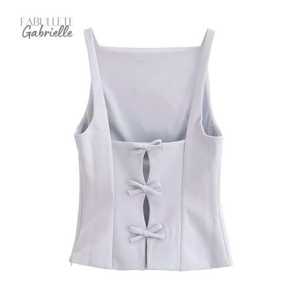 Blusa Regata Frente Única Gabrielle