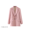 roupa de mulherroupa da modaModa femininamoda atualBlazer Trespassado Over Forradoblazer trespassadoblazer over forradoblazer forradoblazer femininoblazer da modablazer chiqueblazer basico chique