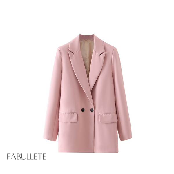 roupa de mulherroupa da modaModa femininamoda atualBlazer Trespassado Over Forradoblazer trespassadoblazer over forradoblazer forradoblazer femininoblazer da modablazer chiqueblazer basico chique