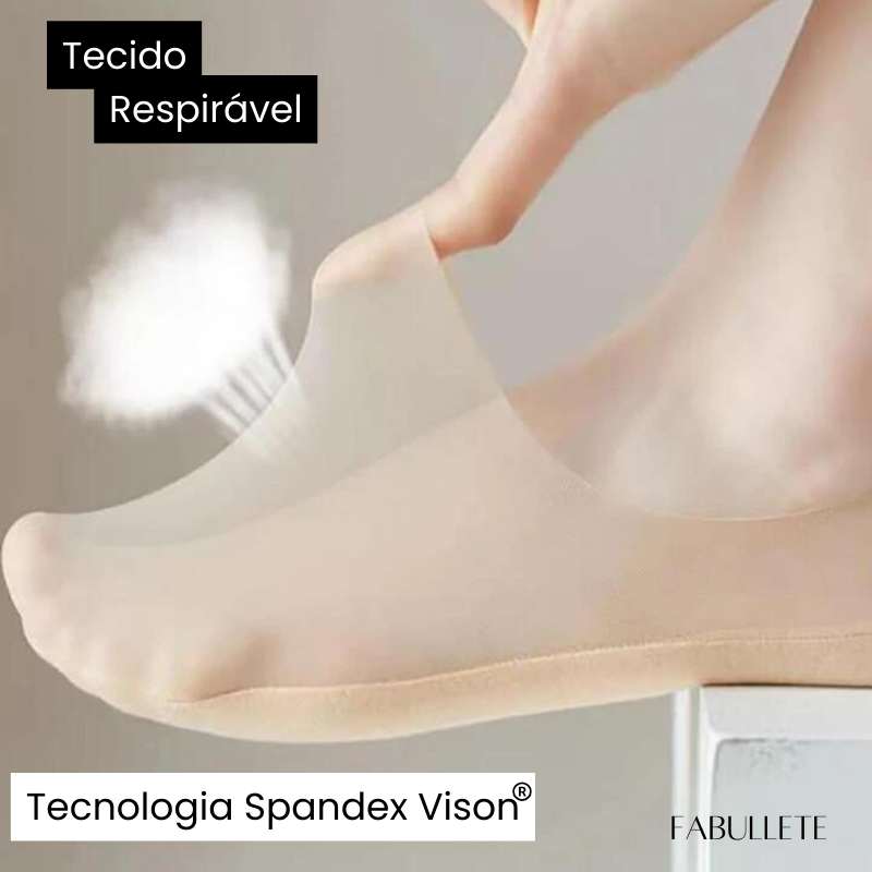 Meias Invisíveis com Silicone Fabullete
Meias Invisíveis com Silicone
meias invisíveis
meias com silicone
meia invisível
meia com silicone
meia antiderrapante
Estilo discreto
durabilidade de vestuário
conforto para os pés