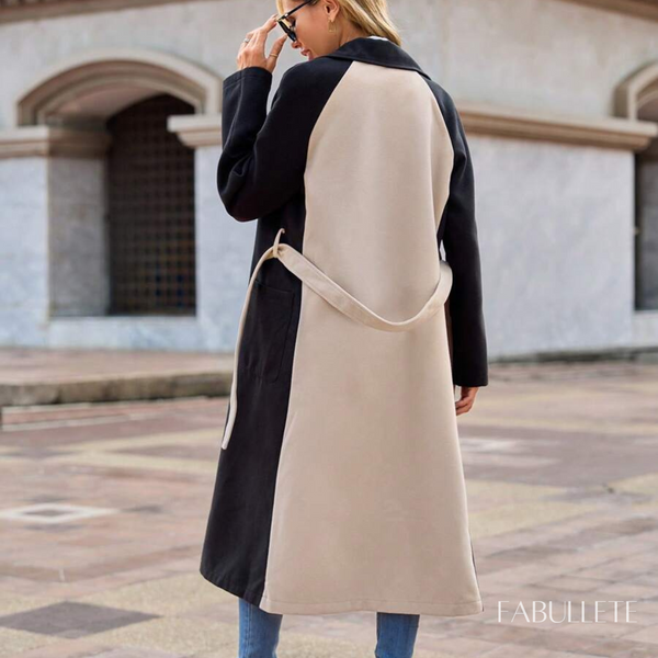 sobretudo pretoSobretudo Invernosobretudo feminino modasobretudo caquiCasaco Sobretudo Feminino Patchwork de Lã ParisCasaco Invernocasaco femininocasaco estilo sobretudo invernoCASACOcasaco quentecasaco de lacasaco da moda