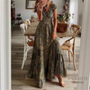 Vestido Vintage Estampadovestido vintageVestido Retrôvestido estampado sem mangasvestido estampadoModa femininavestidovestido da modaVestido confortavélvestido longovestido feminino
