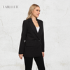 roupa de mulherroupa da modaModa femininamoda atualBlazer Trespassado Over Forradoblazer trespassadoblazer over forradoblazer forradoblazer femininoblazer da modablazer chiqueblazer basico chique