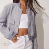 roupa de mulherroupa de invernojaqueta quentejaqueta na modajaqueta femininajaqueta estilosajaqueta da modajaqueta curtajaqueta combina com tudoJaqueta Bomber Femininajaqueta bombercasaco quentebomber feminina