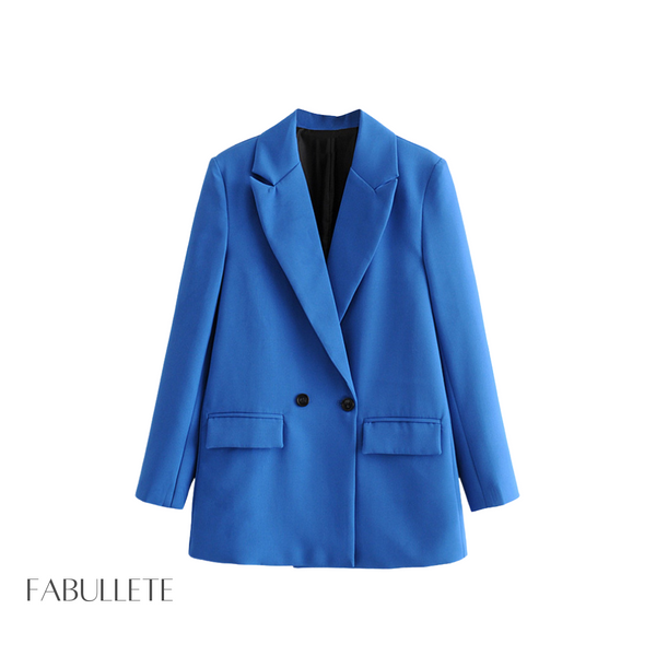 roupa de mulherroupa da modaModa femininamoda atualBlazer Trespassado Over Forradoblazer trespassadoblazer over forradoblazer forradoblazer femininoblazer da modablazer chiqueblazer basico chique