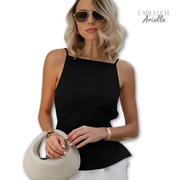 Blusa de Alça Fina Frente Única Arielle