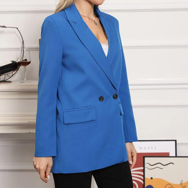 roupa de mulherroupa da modaModa femininamoda atualBlazer Trespassado Over Forradoblazer trespassadoblazer over forradoblazer forradoblazer femininoblazer da modablazer chiqueblazer basico chique