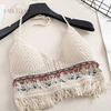 Roupa de mulherroupa de crochemoda verãoModa femininacropet crocheblusa frente unica crochetblusa frente unicablusa femininablusa de crocheBlusa Crochet Frente Únicablusa crochet