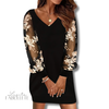 vestido renda retovestido mangasvestido leveVestido de Renda Reto com Mangasvestido de renda mangasvestido de rendaVestido confortavélroupa de mulherroupa confortávelModa femininavestido