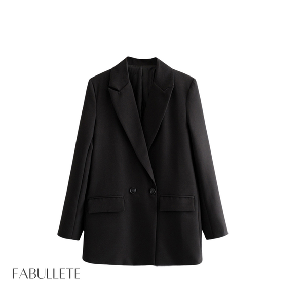roupa de mulherroupa da modaModa femininamoda atualBlazer Trespassado Over Forradoblazer trespassadoblazer over forradoblazer forradoblazer femininoblazer da modablazer chiqueblazer basico chique