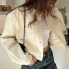roupa de mulherroupa de invernojaqueta quentejaqueta na modajaqueta femininajaqueta estilosajaqueta da modajaqueta curtajaqueta combina com tudoJaqueta Bomber Femininajaqueta bombercasaco quentebomber feminina