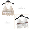 Roupa de mulherroupa de crochemoda verãoModa femininacropet crocheblusa frente unica crochetblusa frente unicablusa femininablusa de crocheBlusa Crochet Frente Únicablusa crochet