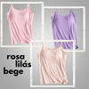regata com sutiãPeça de roupa flexível e eleganteModa feminina prática e versátilElegante e confortável regata com sutiãCamiseta regata sutiã embutidoCamiseta Regata com Sutiã Embutidocamiseta regataCamiseta inovadora com suporte discretocamiseta com sutiãroupa de mulher