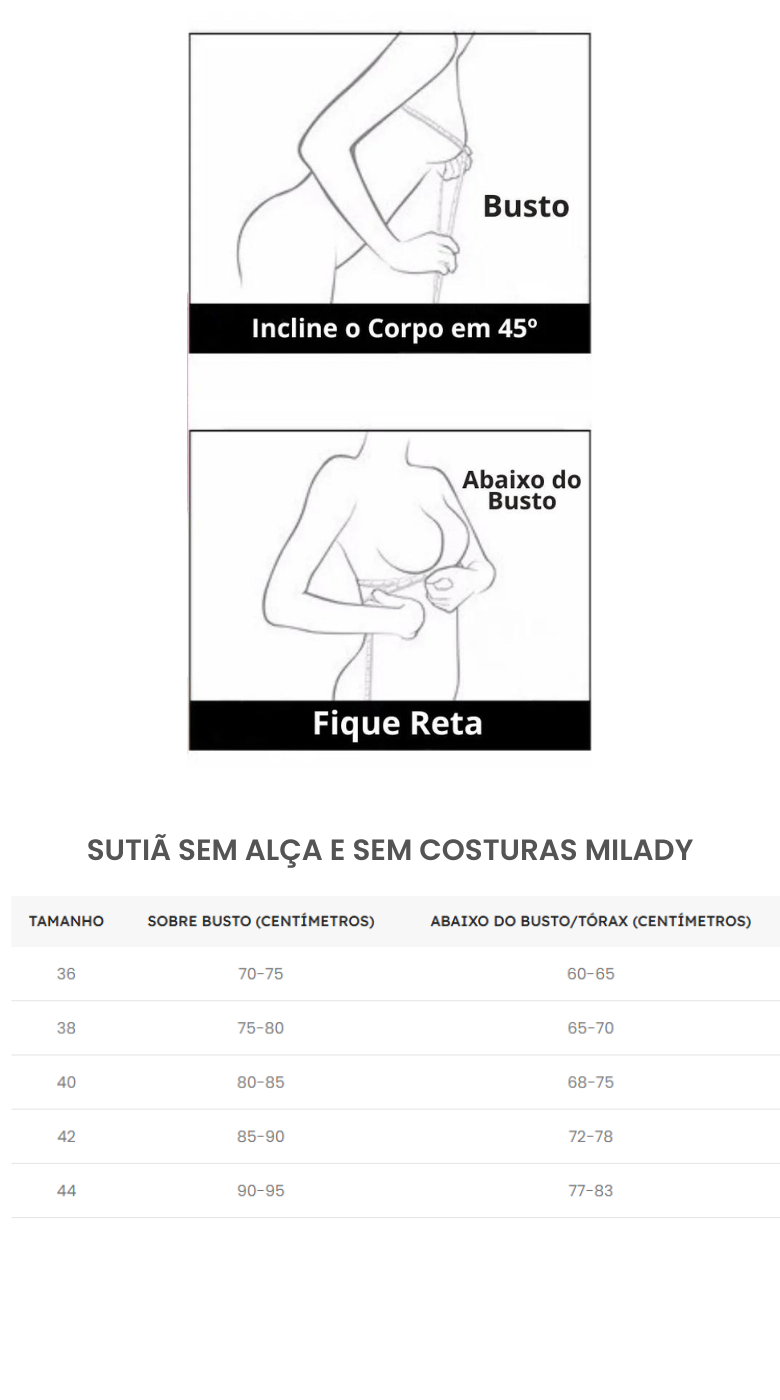 Guia de Tamanhos