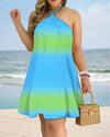 vestido sensualVestido Leve de Alça Cruzadavestido levevestido frente únicavestido de verãovestido de alça cruzadavestido de alçavestido da modavestido curtovestidoTecido respirávelmoda praiaModa modernaLook versátilElegância casualConforto incomparávelalça cruzada