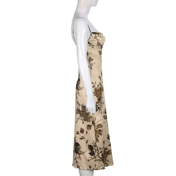 vestido estampadoVestido de Alça Estampadovestido de alçavestido com spandexVersatilidade estilosavestidovestido levevestido da modavestido sem mangasvestido feminino