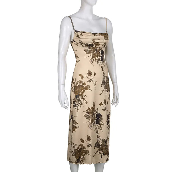 vestido estampadoVestido de Alça Estampadovestido de alçavestido com spandexVersatilidade estilosavestidovestido levevestido da modavestido sem mangasvestido feminino