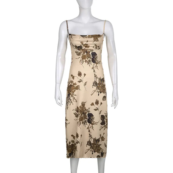 vestido estampadoVestido de Alça Estampadovestido de alçavestido com spandexVersatilidade estilosavestidovestido levevestido da modavestido sem mangasvestido feminino