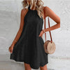 vestido sem mangasvestido gola O sem mangasvestido em laise sem mangasVestido em Laise com Gola em O sem Mangasvestido em laisevestido com gola em Ovestidovestido leveVestido confortavélvestido curto