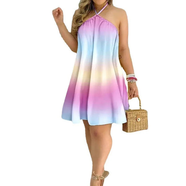 vestido sensualVestido Leve de Alça Cruzadavestido levevestido frente únicavestido de verãovestido de alça cruzadavestido de alçavestido da modavestido curtovestidoTecido respirávelmoda praiaModa modernaLook versátilElegância casualConforto incomparávelalça cruzada