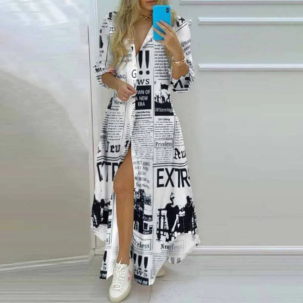 Vestido Plus Size Estampado Com BotõesVestido Plus Size EstampadoVestido Plus Size Casual Estampado Com BotõesVestido Plus Size CasualVestido Plus Sizevestido estampadovestido com botõesVestido Casual Estampadovestidoveste fácilModa feminina