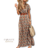 Vestido Longo Estampado Boho Com CintoVestido Longo Estampadovestido longovestido com cintoVestido Boho Com CintovestidoModa femininaestilo modernoEstampado Bohocom cinto