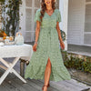 Vestido Soltovestido longoVestido Floral Solto Cintura AltaVestido FloralVestido Cintura AltavestidoTendência de moda femininaModa femininaModaVestido Floral Design Elegante