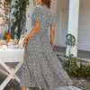 Vestido Soltovestido longoVestido Floral Solto Cintura AltaVestido FloralVestido Cintura AltavestidoTendência de moda femininaModa femininaModaVestido Floral Design Elegante