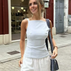 Blusa Regata Frente Única Gabrielle