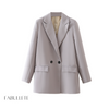 roupa de mulherroupa da modaModa femininamoda atualBlazer Trespassado Over Forradoblazer trespassadoblazer over forradoblazer forradoblazer femininoblazer da modablazer chiqueblazer basico chique