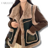 roupa de invernoroupa da modaMODA INVERNOcolete peluciadocolete feminino peluciadocolete femininocolete da modacoletecolete quentecolete com botão na frentecolete de botãocolete de botão frontal