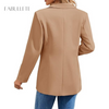 Tendência de moda femininaroupa de mulherroupa chiqueModa femininaBlazer Slim Forradoblazer slimblazer forradoblazer da modablazer chiqueblazer basico chique