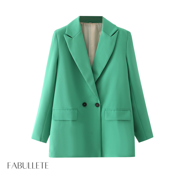 roupa de mulherroupa da modaModa femininamoda atualBlazer Trespassado Over Forradoblazer trespassadoblazer over forradoblazer forradoblazer femininoblazer da modablazer chiqueblazer basico chique