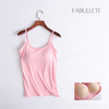 regata com sutiãPeça de roupa flexível e eleganteModa feminina prática e versátilElegante e confortável regata com sutiãCamiseta regata sutiã embutidoCamiseta Regata com Sutiã Embutidocamiseta regataCamiseta inovadora com suporte discretocamiseta com sutiãroupa de mulher