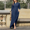 vestilo longo dia a diaVestido Longo Denin com Botões Cordovavestido longo deninvestido longo botõesvestido longo basicovestido longovestido com botõesvestidovestido da modaVestido confortavélvestido feminino