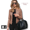 roupa de frioroupa da moda invernoMODA INVERNOjaqueta slim courojaqueta slimJaqueta Feminina Slim Fit de Couro Phillyjaqueta femininajaqueta couro femininajaqueta courojaqueta confortávelcasaco feminino