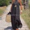 vestido sem mangasVestido Longo De Algodão Sem MangasVestido Longo De Algodãovestido longoVestido De Algodão Sem MangasVestido De AlgodãovestidoModa modernaModa femininavestido da modaVestido confortavél