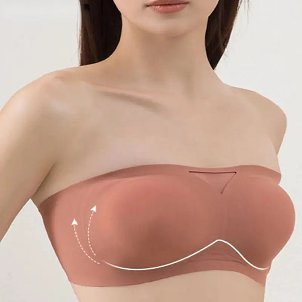 tomara que caia sem costuratomara que caiaSutiã sem costuraSutiã sem alçasutiã flex liftsutiã antiderrapanteLiberdade de MovimentoLevantamento suaveConforto invisívelsutiãsutiã confortável