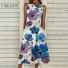 vestido leve sem mangasVestido Leve Estampado Sem Mangasvestido leve estampadovestido levevestido estampado sem mangasvestido estampadovestidoModa feminina casualEstampa vibrantevestido da moda