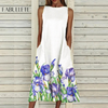 vestido leve sem mangasVestido Leve Estampado Sem Mangasvestido leve estampadovestido levevestido estampado sem mangasvestido estampadovestidoModa feminina casualEstampa vibrantevestido da moda