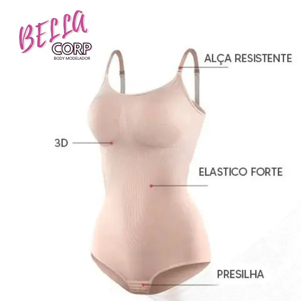 Body Modelador Bella Corp - Fabullete